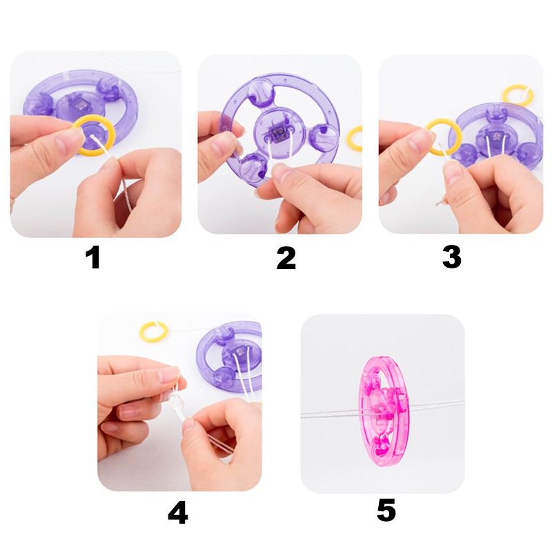 Đồ Chơi Con Quay Có Dây Và Đèn Led