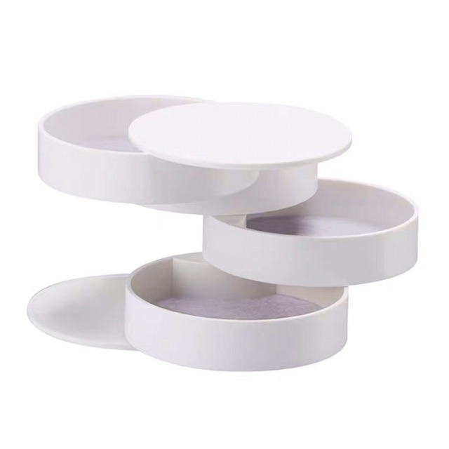Hộp Đựng Trang Sức 4 Tầng Có Trục Xoay Được Tiện Dụng - PB33 | BigBuy360 - bigbuy360.vn