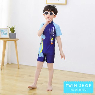 Đồ Bơi Bé Trai Bé Gái, Đồ Bơi Liền Quần, Chất Liệu Vải Khô Nhanh In Hình Dễ Thương