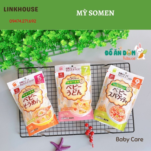 Mì Somen Tách Muối Hakubaku 5m 7m 9m cho Bé é ăn dặm (100g)