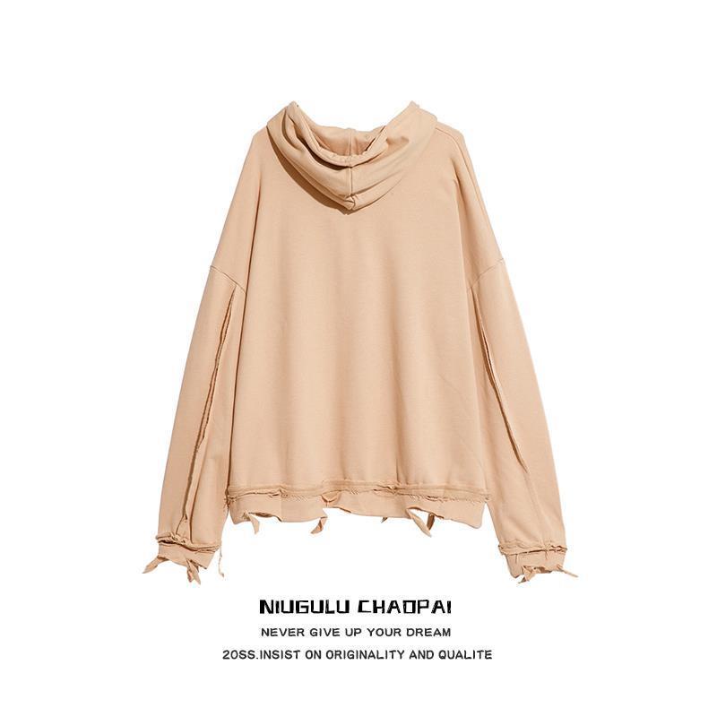 Honypove Áo Hoodie In Họa Tiết Phối Dây Xích Cá Tính Thời Trang 2022 Cho Nữ