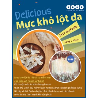 Mực khô lột da size 2L 500g