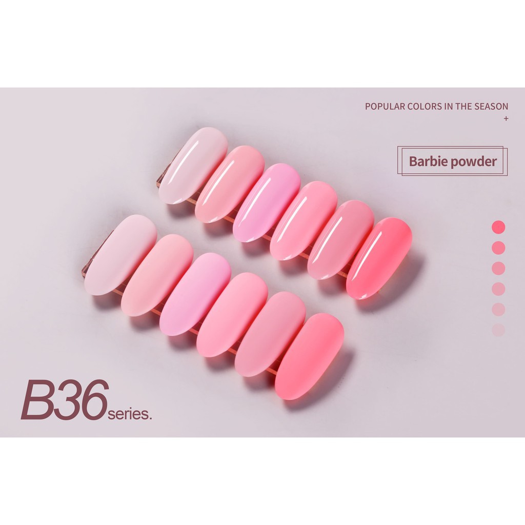 Sơn gel JINJU mã B36 chai 15ml chính hãng