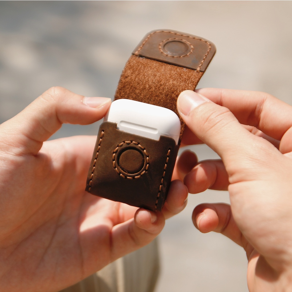 Bao Da Airpod NOME 1&amp;2 Leather Case