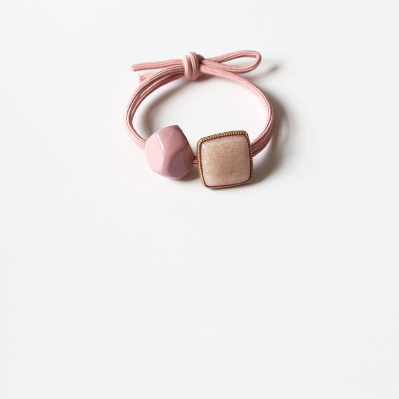 Dây buộc tóc co giãn hình vuông thời trang xinh xắn cho nữ