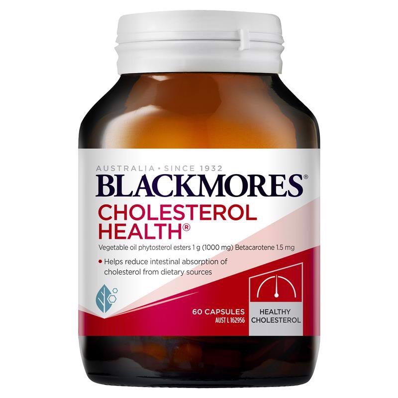[Tem Chemis] Viên uống giảm mỡ máu Blackmores Cholesterol Health 60 viên