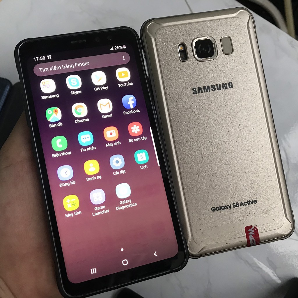 Điện Thoại Samsung Galaxy S8 Active Ram 4G/64G Nguyên Zin Nhập Khẩu ,hầm hố Chơi Game mượt- SAMSUNG-SM –G950U