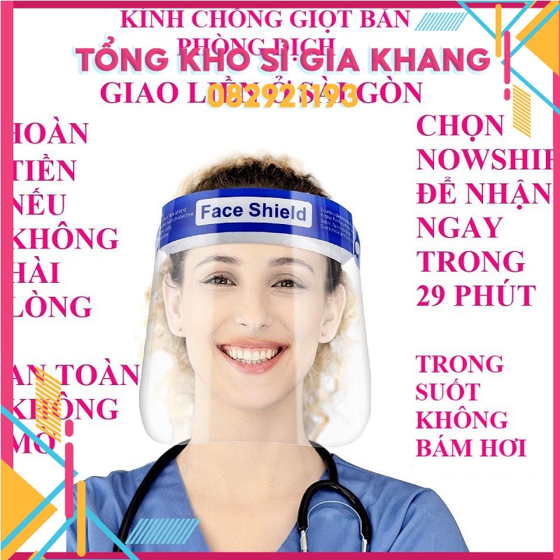 Kính chống giọt bắn phòng dịch kính che mặt bảo hộ nón chống dịch miếng chắn giọt bắn kính chắn giọt bắn tấm chắn giọt