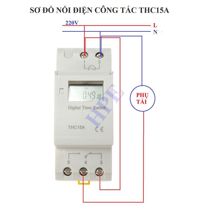 Công tắc hẹn giờ lập trình điện tử THC15A