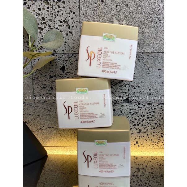 Kem ủ tóc phục hồi cao cấp , siêu mềm mượt dành cho tóc yếu , khô xơ Wella Luxeoil hair mask