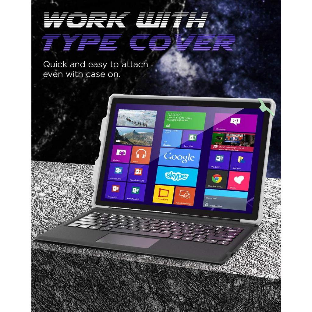 MOKO Giá Đỡ Chống Sốc Có Dây Đeo Cho Máy Tính Bảng Microsoft Surface Pro 7 + / Pro7 / Pro6 / Pro5 / Pro4 / Pro Lte