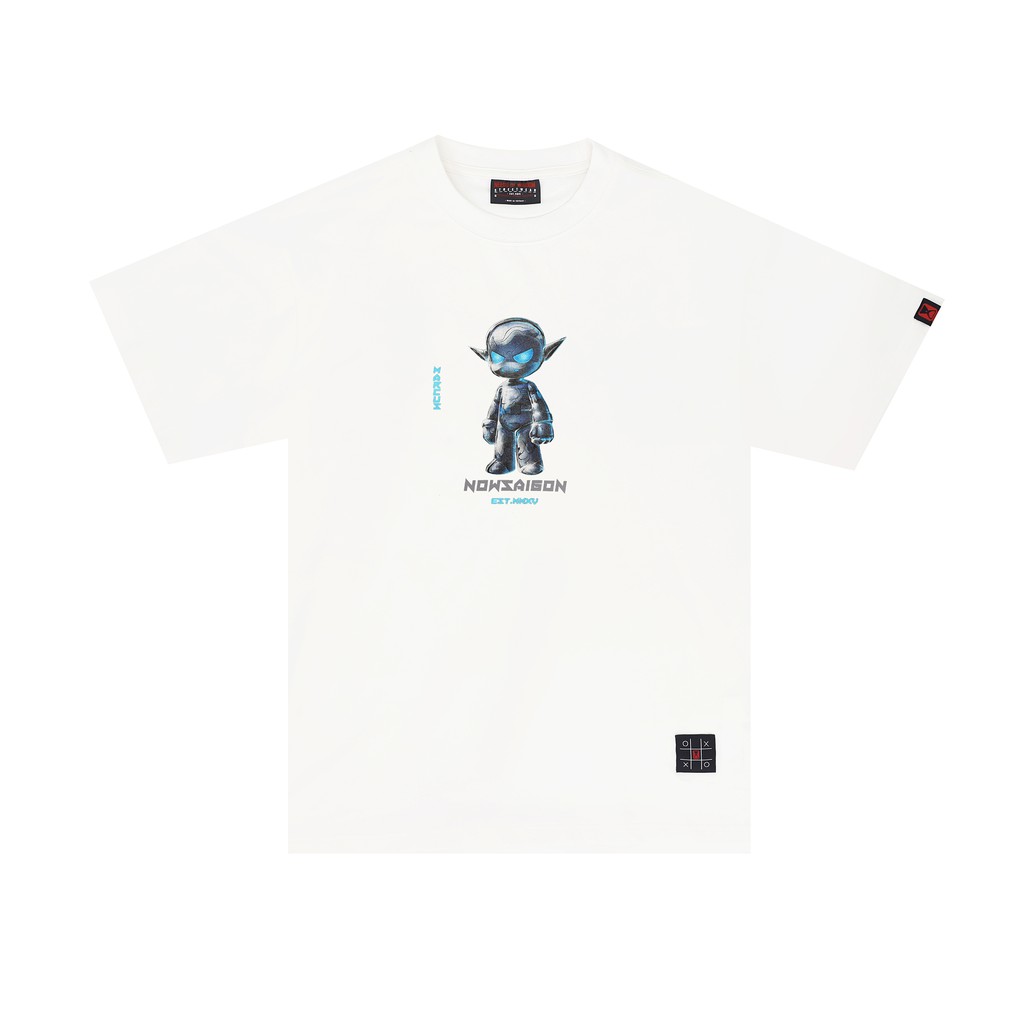 Áo thun NOWSAIGON Marcus Silver Robot Tee