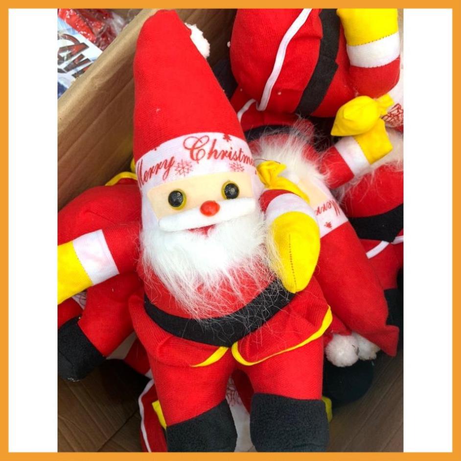 Gấu nhồi bông hình ông già Noel thú nhồi bông nhều kích thước quà tặng noel giáng sinh