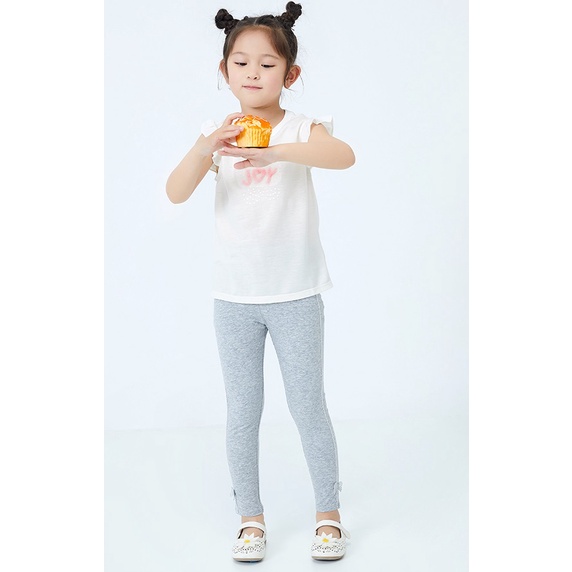 (3-7 tuổi) Quần legging bé gái hãng BALABALA màu ghi xám