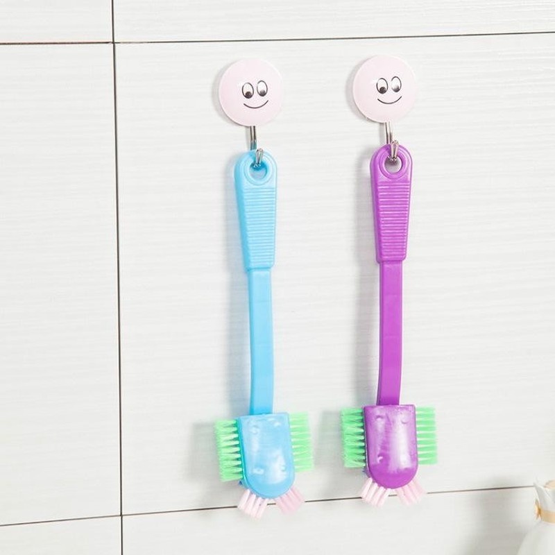 1 Bàn Chải Chà Giày Lông Mềm Cán Dài Đa Năng Sáng Tạo