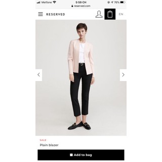 áo khoác nữ hồng reserved