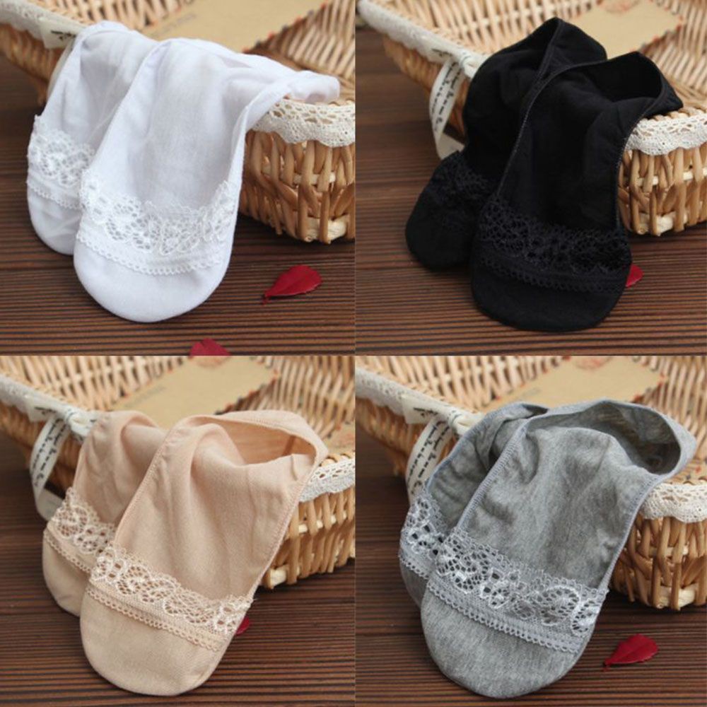 Low Cut Women Girl Invisible Solid Solid Color Non-slip | BigBuy360 - bigbuy360.vn
