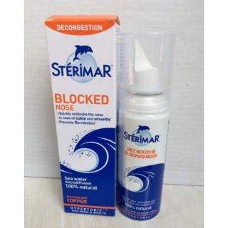 XỊT MŨI MUỐI BIỂN STERIMAR TRỊ NGHẸT MŨI 100ML