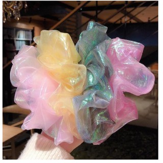 Cột tóc SCRUNCHIES voan kiếng trơn