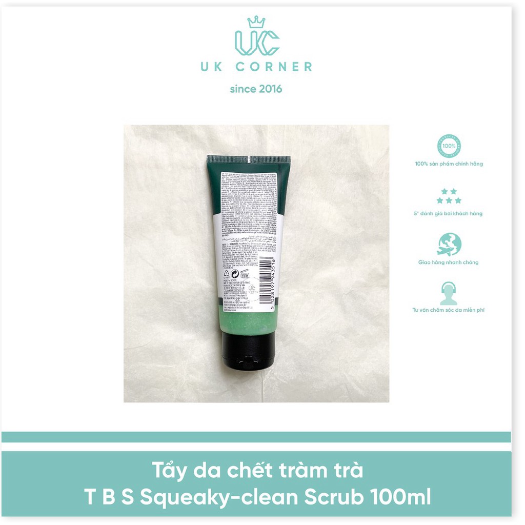 [Mã giảm giá] Tẩy da chết tràm trà The Body Shop Squeaky-clean Scrub 100ml