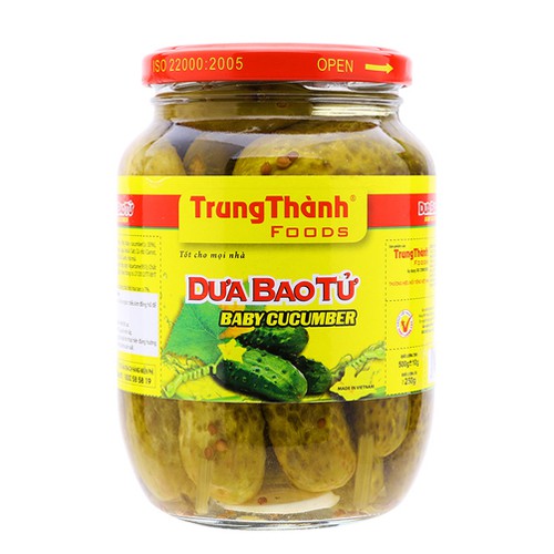 Dưa bao tử muối Trung Thành lọ 500g