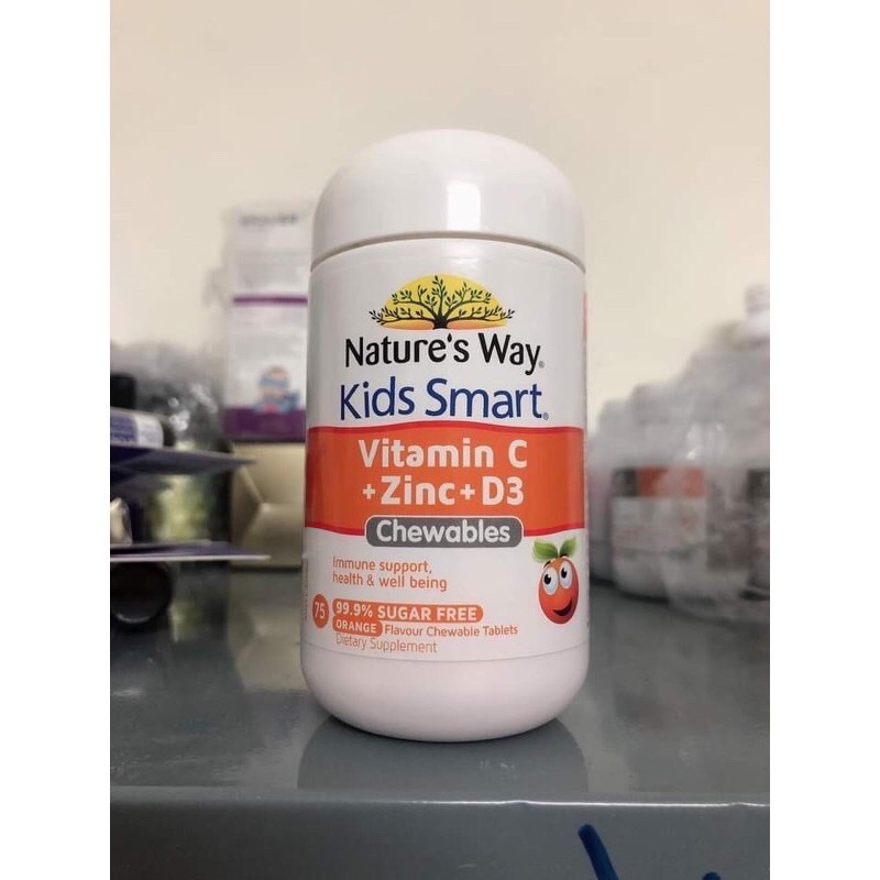 kẹo dẻo bổ sung vitamin và các chất Nature’sWay kid Smart cho trẻ từ 2tuổi