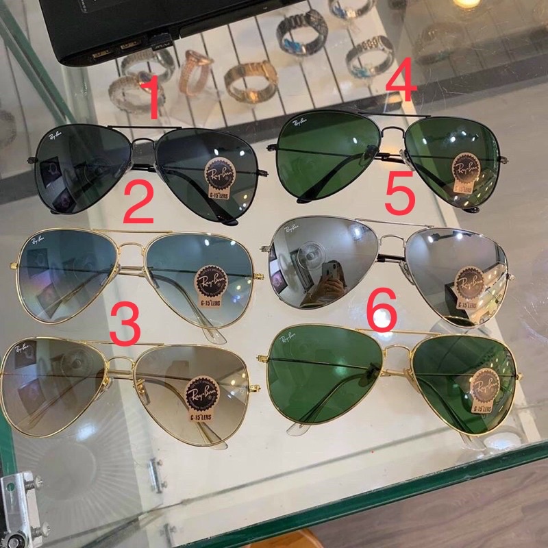 Kính Mắt Thời Trang Nam R-B Dáng Mắt Vintage