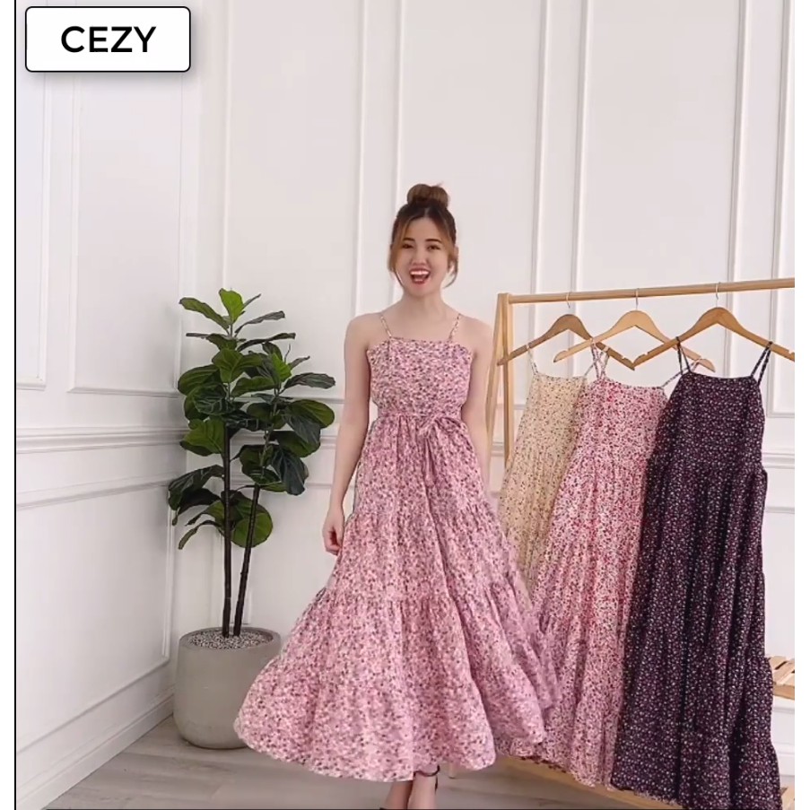 Đầm Maxi Hoa Có Size Bigsize Đi Biển Cao Cấp CEZY D50