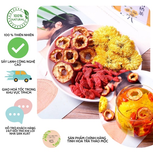 TRÀ HOA CÚC - SƠN TRA - KỲ TỬ ĐỎ_ 1 gói dùng thử (sản phẩm bán chạy )