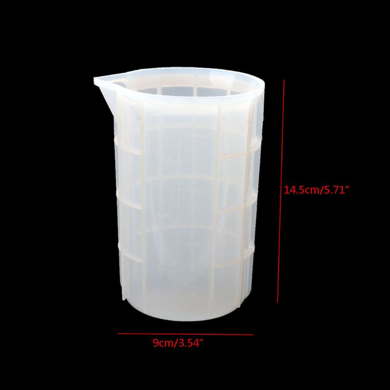 Khuôn Silicone Làm Cốc Đo Lường Bằng Epoxy Resin Thủ Công DIY Cho Trẻ Em