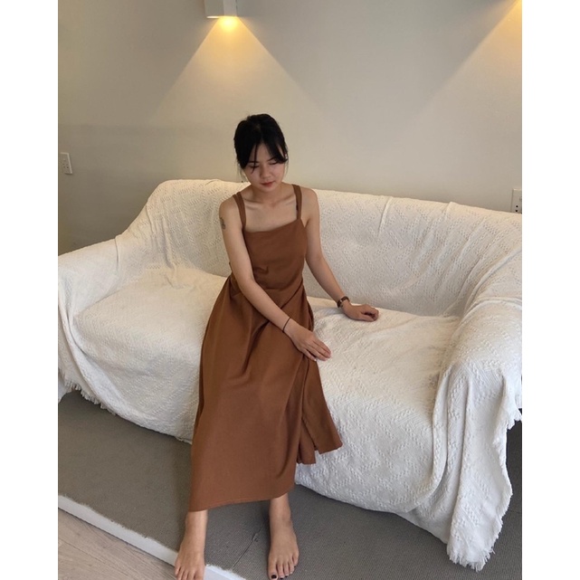Mir.byhi : Đầm dây hở lưng Davika - phong cách nhẹ nhàng - hàn quốc