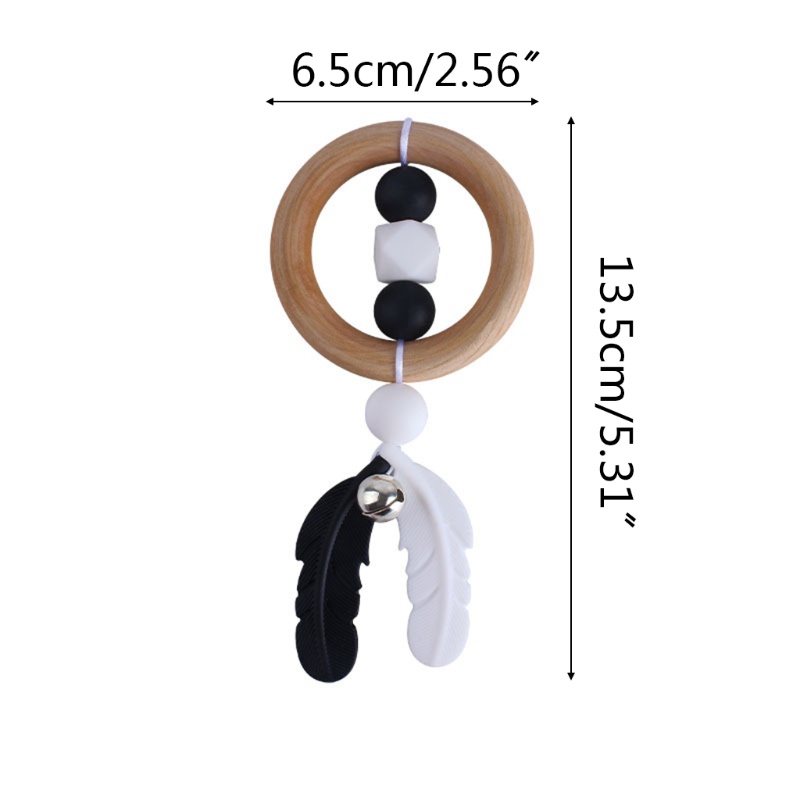 Đồ Chơi Ngậm Nướu Bằng Silicone Không BPA Cho Bé Sơ Sinh
