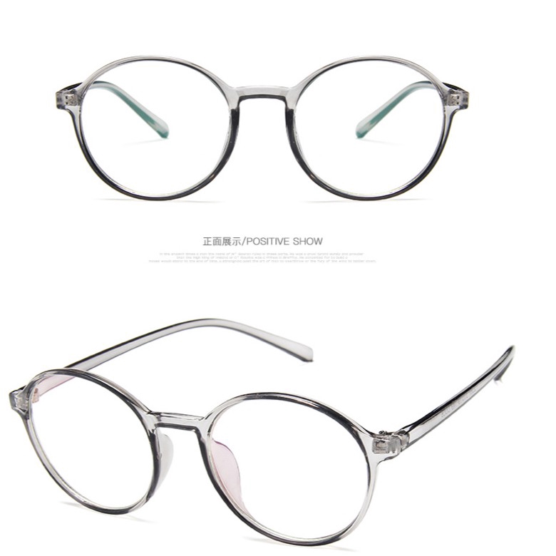 Mắt kính gọng tròn phong cách retro thời trang cho nam/ nữ