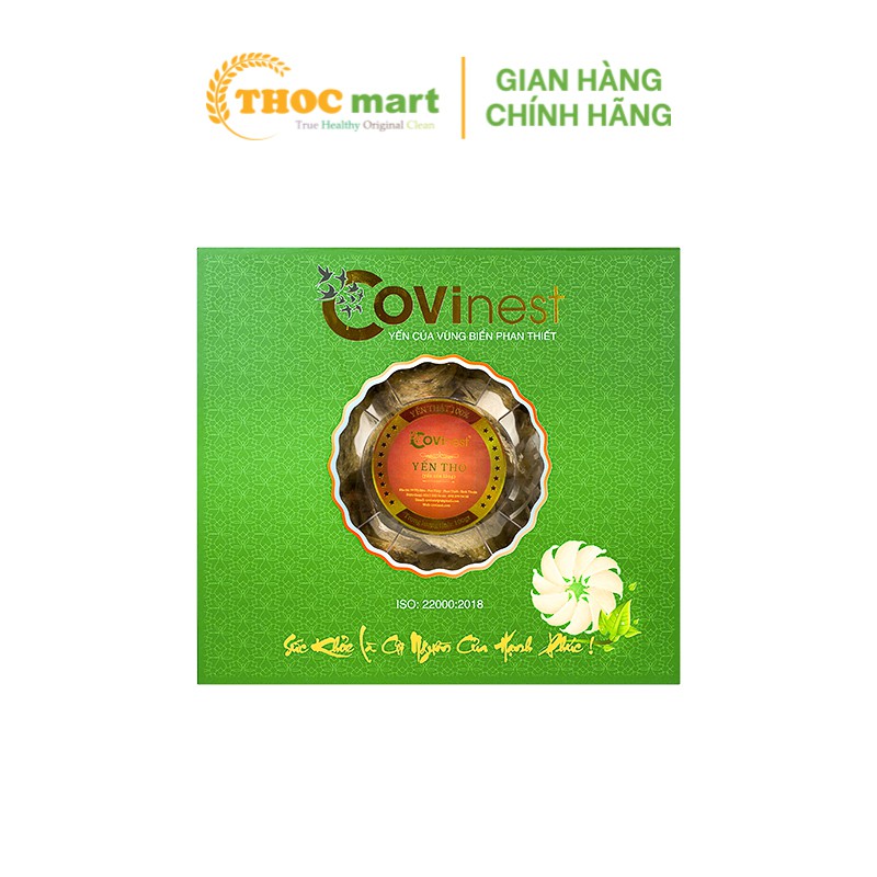 Yến Sào thô Covinest có lông đặc sản vùng biển Phan Thiết (100g)