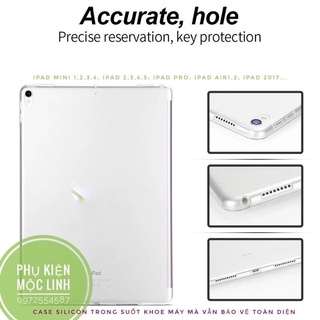 Ốp lưng dẻo trong silicon IPad mini 1 2 3 4 ipad 2 3 4 air 1 air 2 pro 9.7 9.7 2017