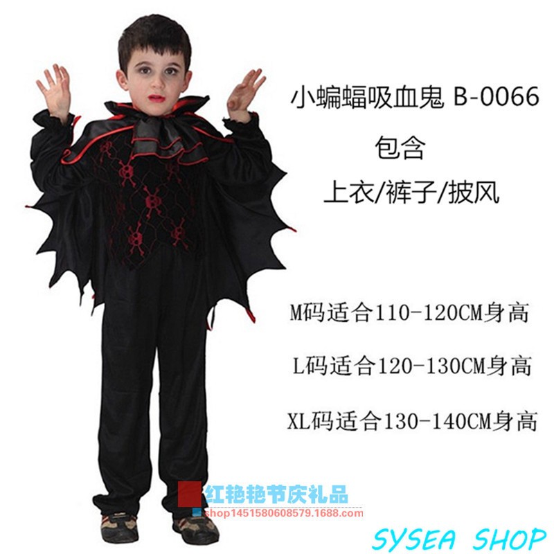 Bộ Đồ Hóa Trang Ma Cà Rồng Độc Đáo Cho Bé Trai Dịp Halloween