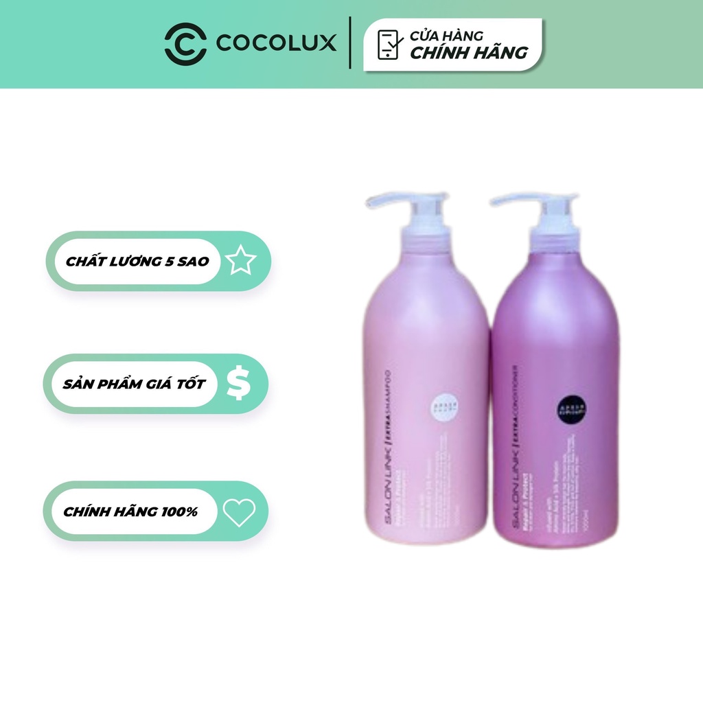 Bộ gội xả Salon Link Extra 1000ml