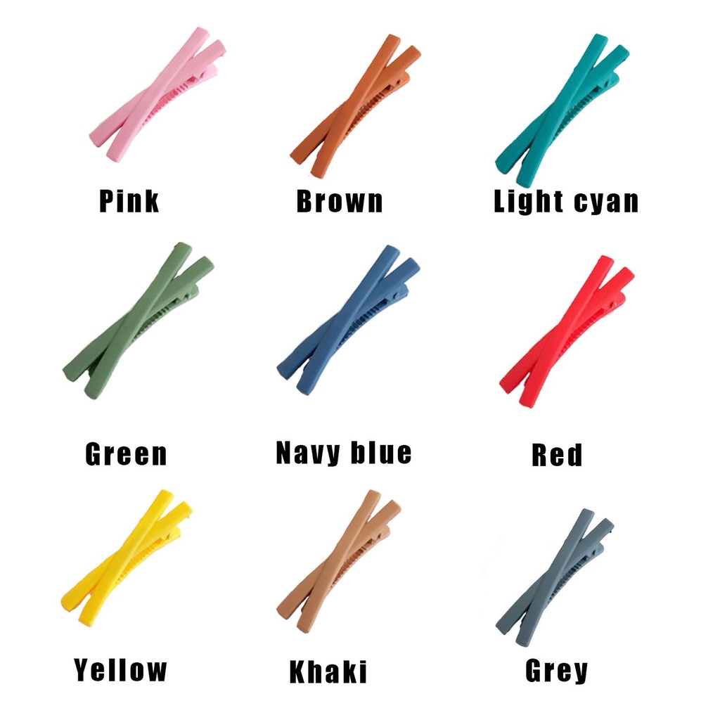 Kẹp tóc màu sắc ngọt ngào đơn giản dành cho nữ