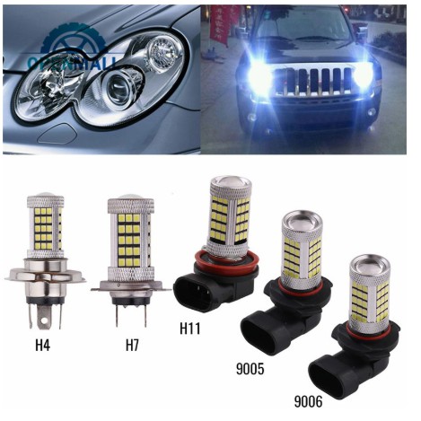 Bóng Đèn Led gầm cản trước Demi Đờ mi chân H11 H7 cho xe hơi ô tô siêu tiết kiệm Toyota Innova Vios Honda City Sương mù