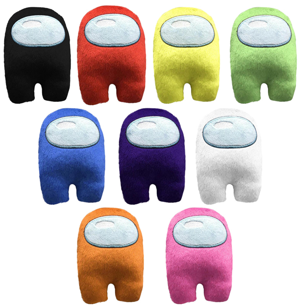 USNOW Children Plush Dolls 10cm Soft Stuffed Dolls Plush Toys Gift Kawaii Among Us Plushie Kids Squeeze Sound