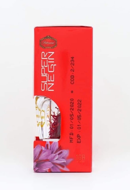 Nhụy hoa nghệ tây - Saffron bahraman Tây Á (xuất xứ Iran) - tặng kèm chai thủy tinh Tây Á hoặc cẩm nang sử dụng sản phẩm