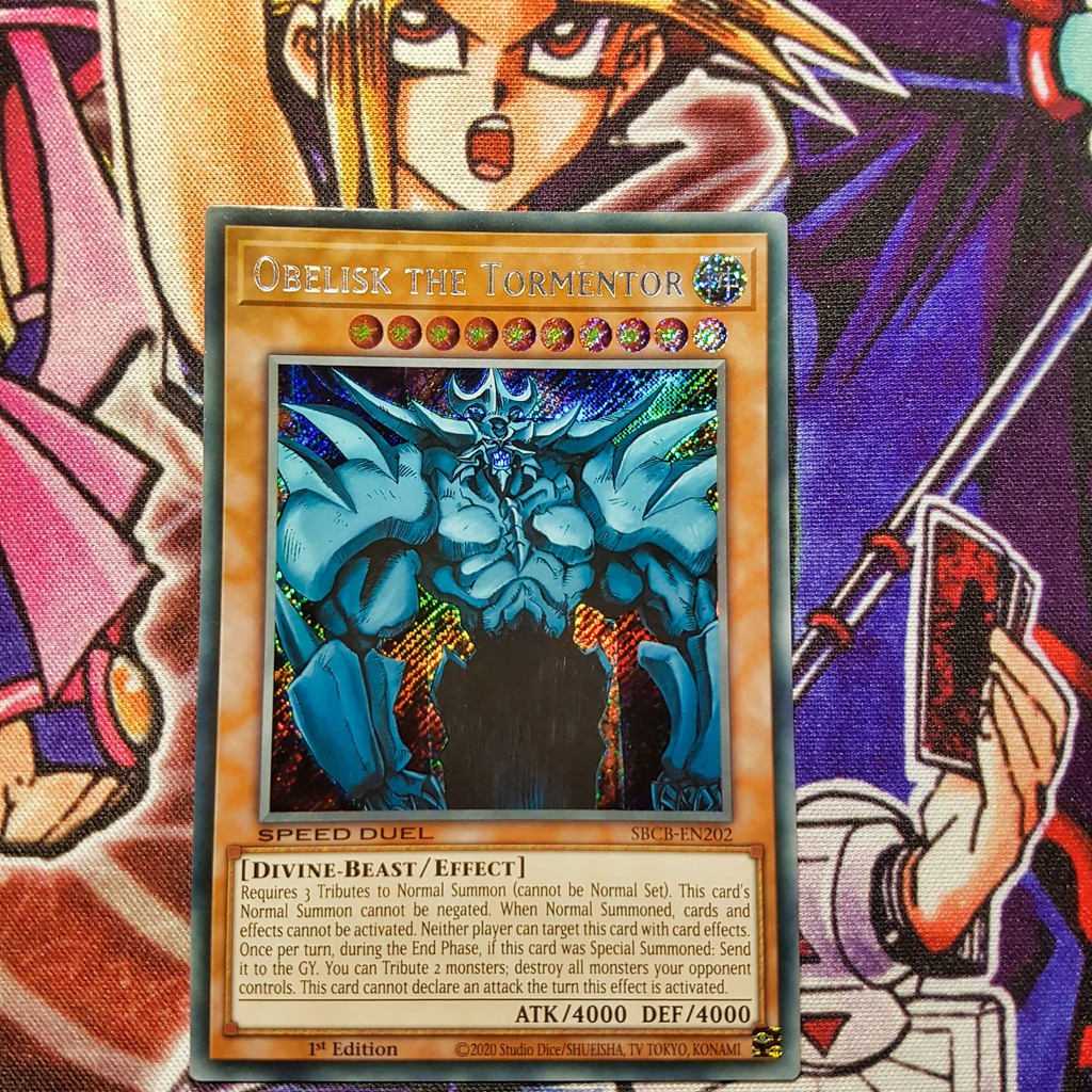 Bộ thẻ bài Yugioh: Tam thần Obelisk - Slifer - Ra | SBCB Secret Rare