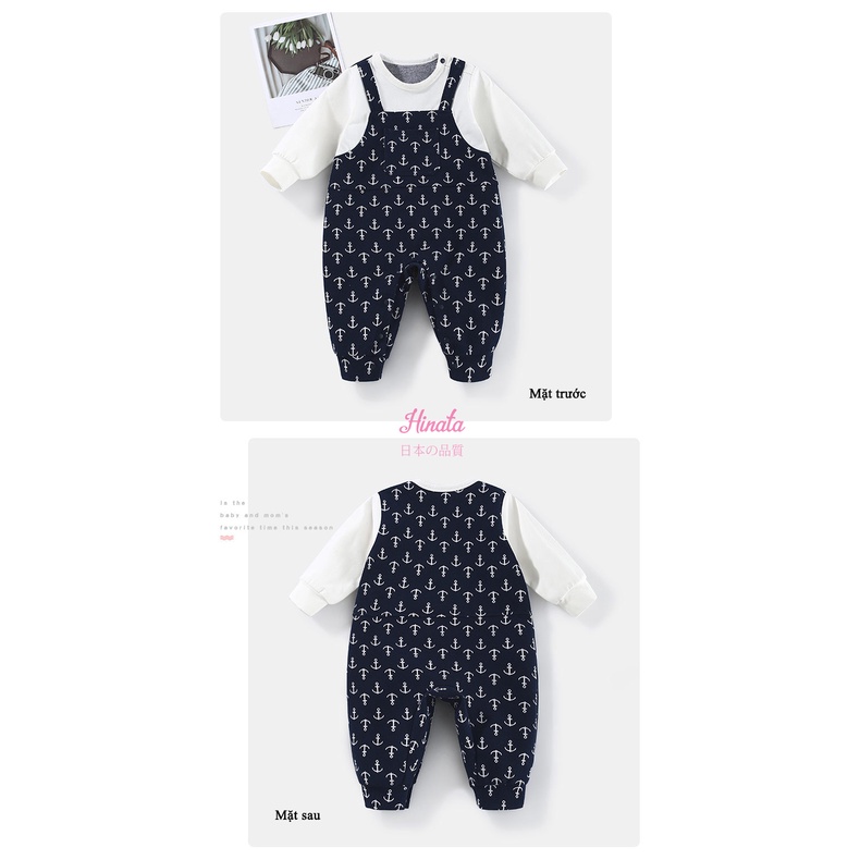 Bộ Body Sleepsuit cho bé trai HINATA - Đảm bảo độ bền hoàn hảo với thời gian BF23