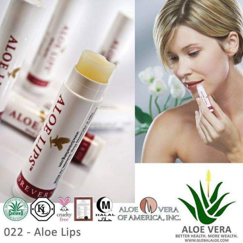 Son Dưỡng Môi Aloe Lips Lô Hội Forever Mỹ