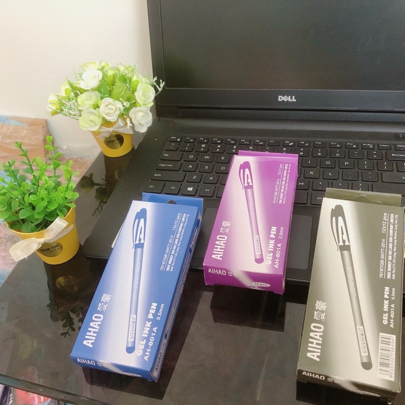 Sỉ 5 HỘP BÚT CHỮ A - Xanh-Đen-Đỏ-Tím - ĐỦ MÀU