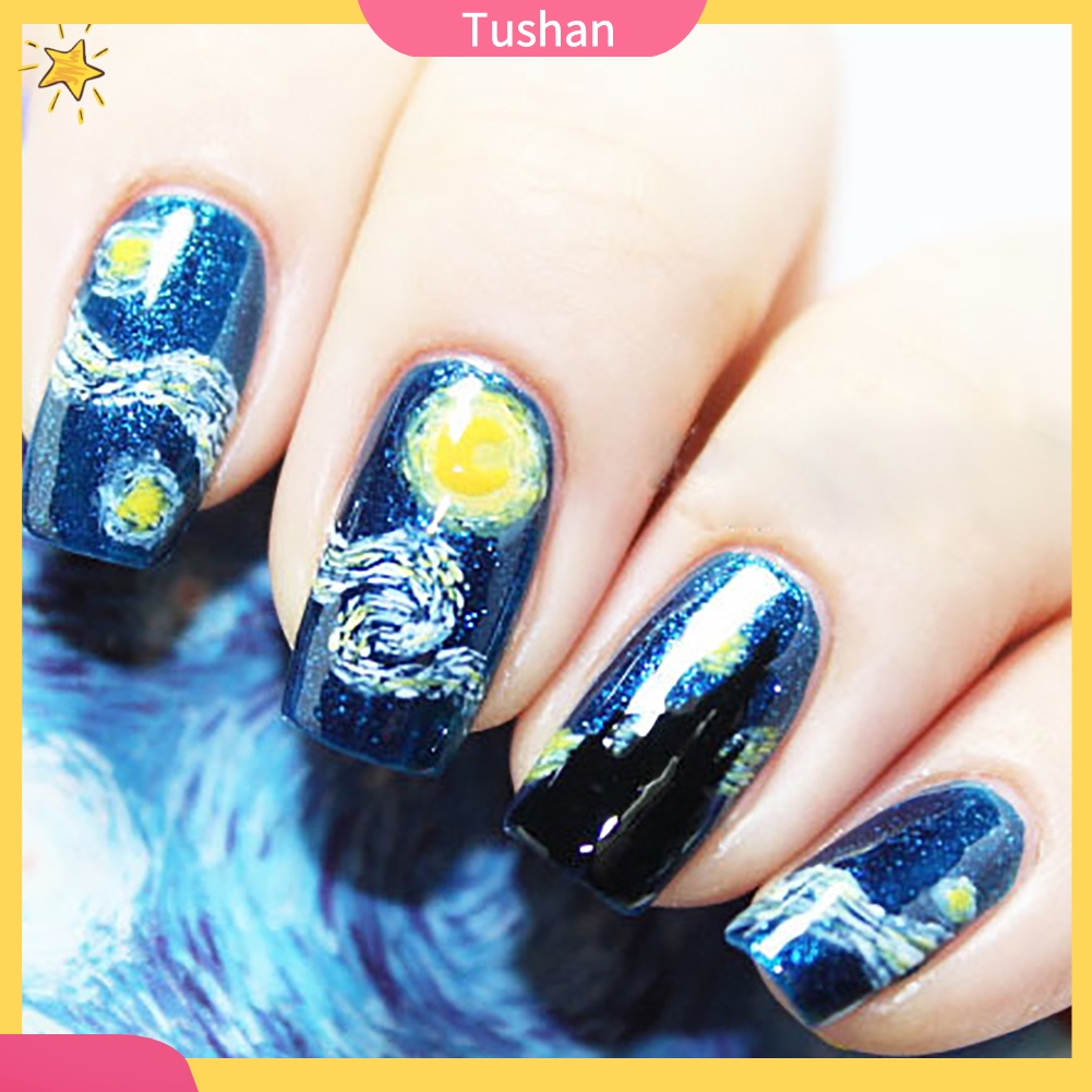 Set 14 Decal Dán Móng Nghệ Thuật