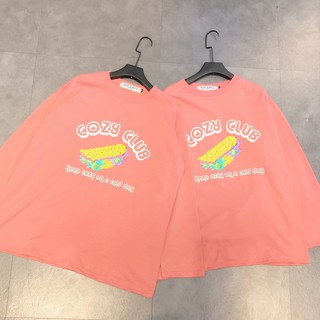 Áo thun tay dài in hình unisex cozy