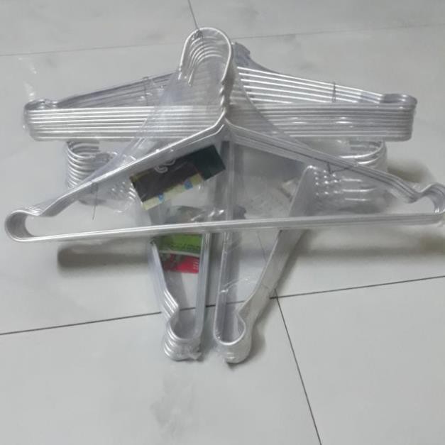 Vỉ 10 móc Móc phơi quần áo bằng nhôm cho người lớn và trẻ nhỏ