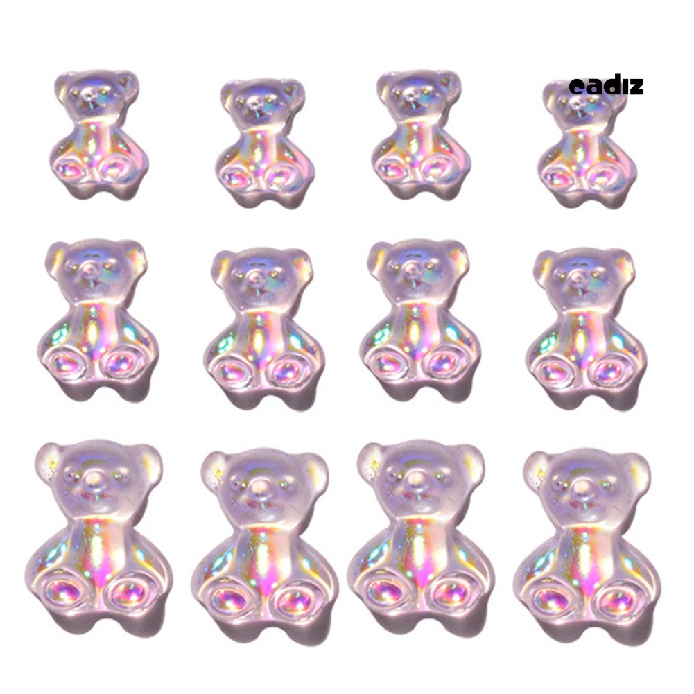 [Hàng mới về] Set 12 phụ kiện trang trí móng 3D dễ thương