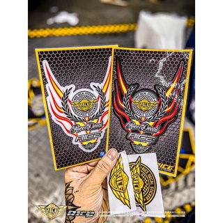 Tem dán dè Ricedecal®️ Mẫu lửa New dán mọi loại xe